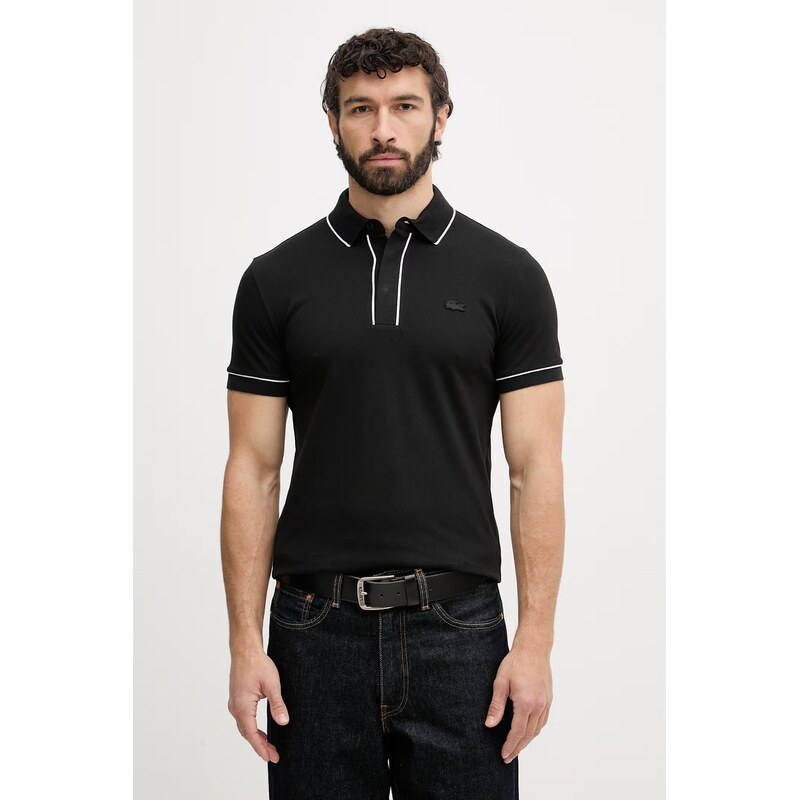 Lacoste polo pánské bavlněné s elastanem