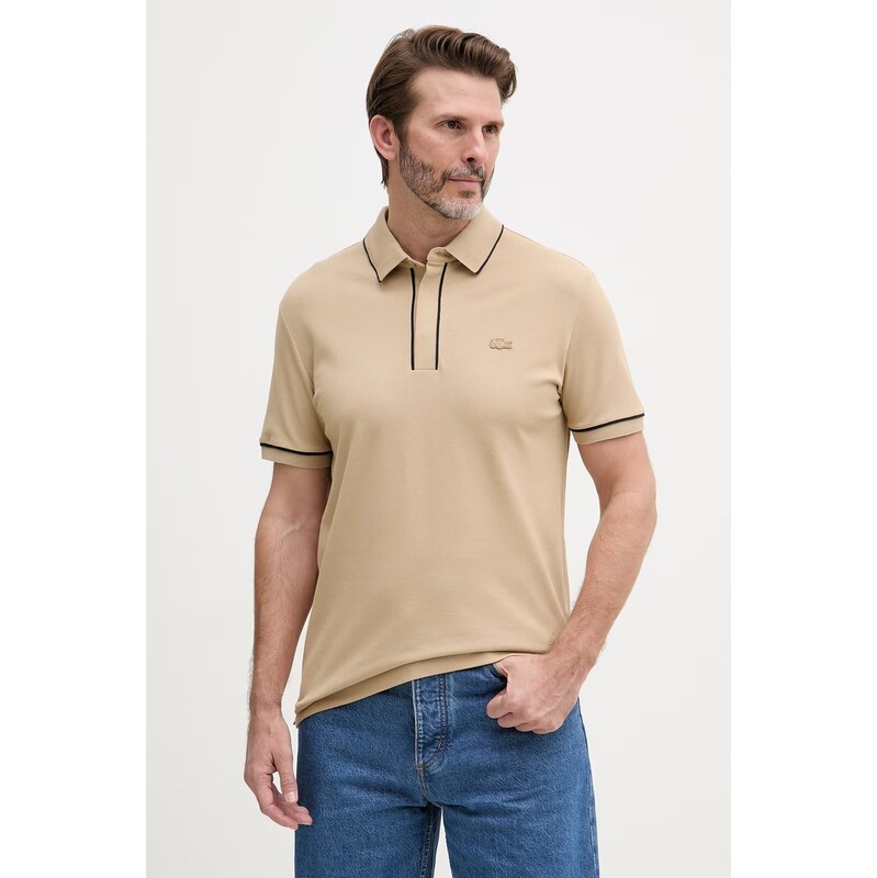 Lacoste polo pánské bavlněné s elastanem