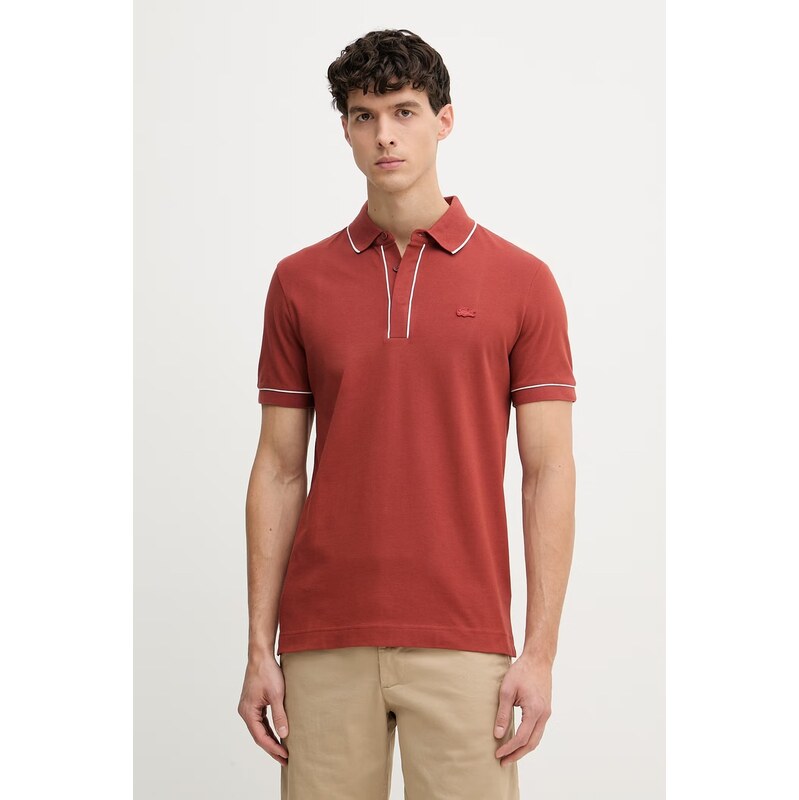 Lacoste polo pánské bavlněné s elastanem