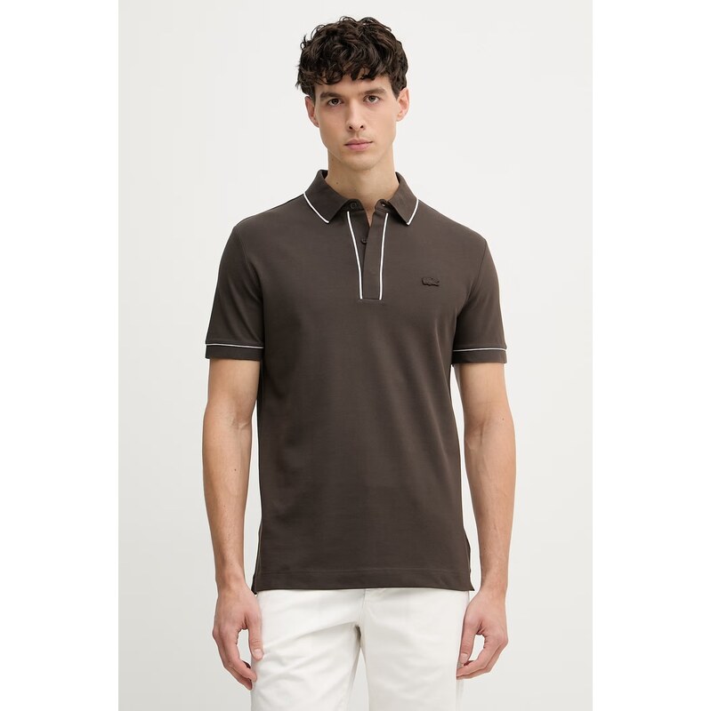 Lacoste polo pánské bavlněné s elastanem