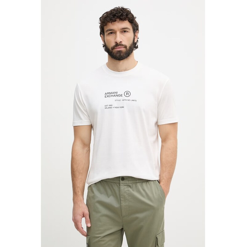 Armani Exchange tričko pánské bavlněné