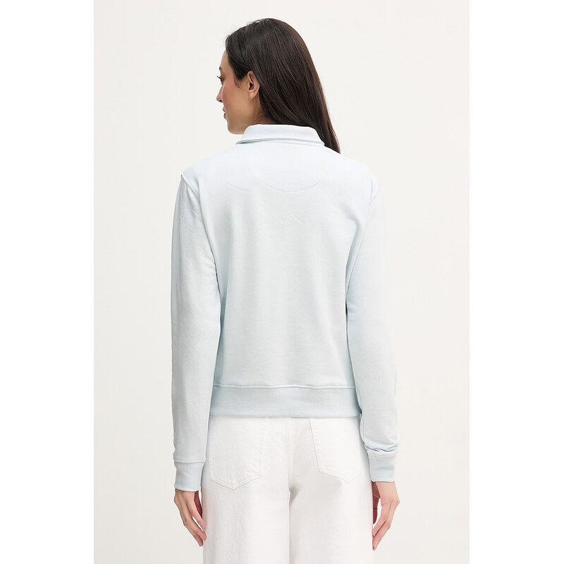 U.S. Polo Assn. mikina dámská s bavlnou DHM LB Quarter Zip