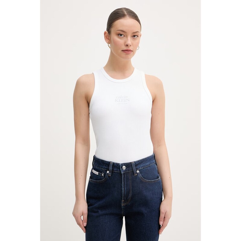 Calvin Klein Jeans top dámský s bavlnou