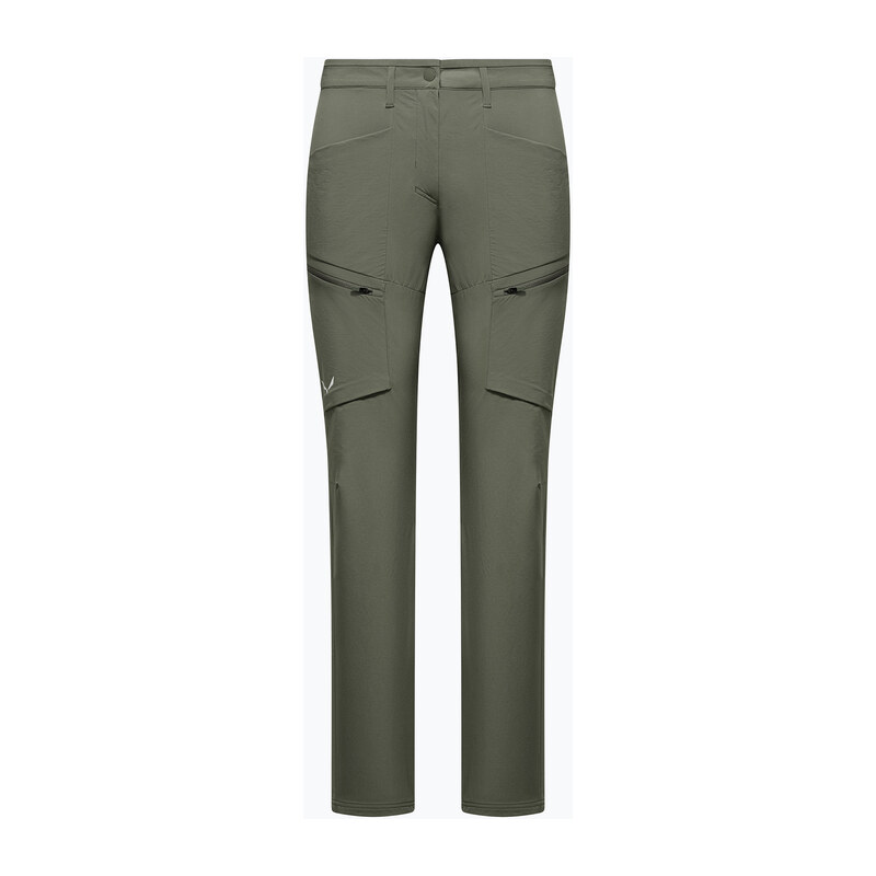 Dámské softshellové kalhoty Salewa Puez DST Cargo faded green