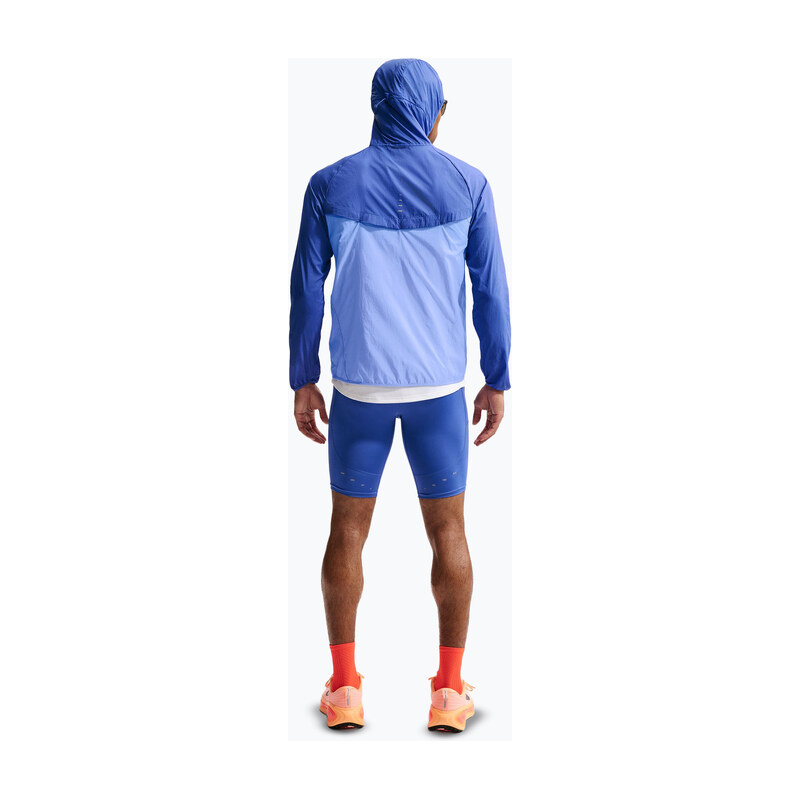 Pánská běžecká bunda Nike Stride Repel UV lapis/royal pulse