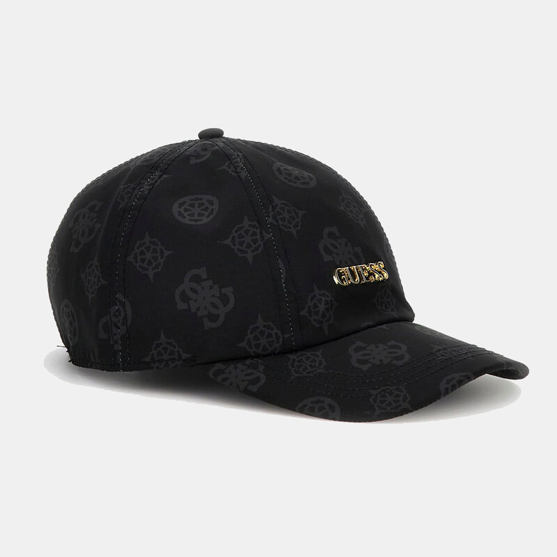 Dámská Kšiltovka GUESS PRNTD PEONY ALLVR BSEBALL CAP AW5502POL01-BLA – Černá