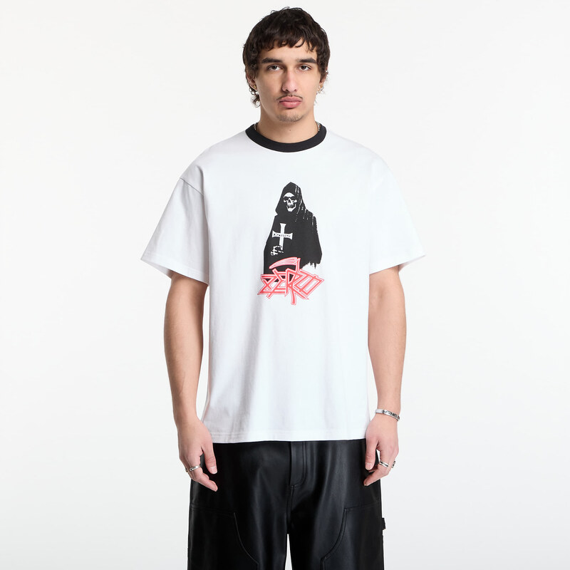 Tričko PLEASURES Reaper Ringer White S