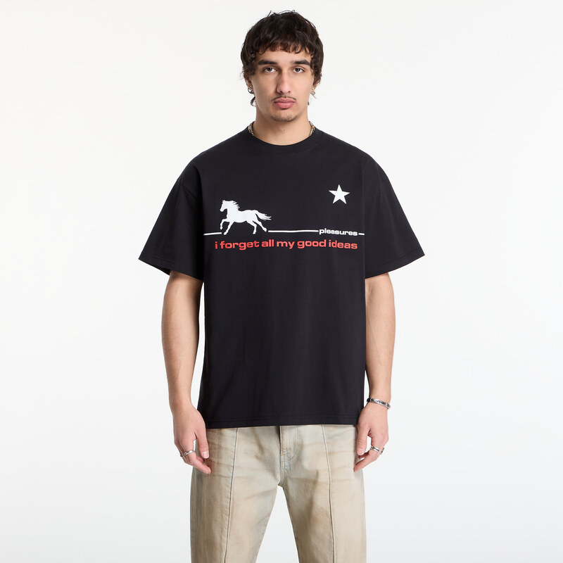 Tričko PLEASURES Forget T-Shirt Black L