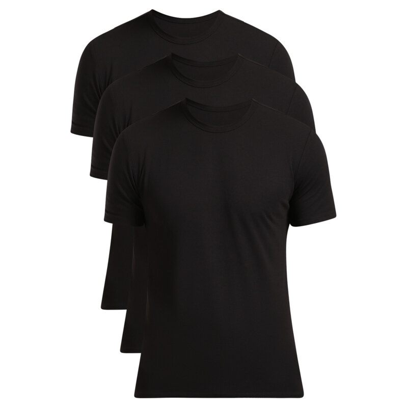 3PACK pánské tričko Calvin Klein černé (NB4185-UB1) 115185575
