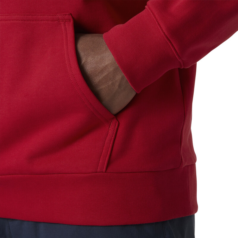 Pánská Mikina HELLY HANSEN CORE GRAPHIC HOODIE 54524_162 – Červená