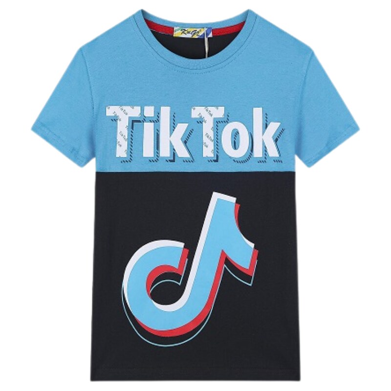 KUGO LC5967 Chlapecké tričko tyrkys/tm.modrá