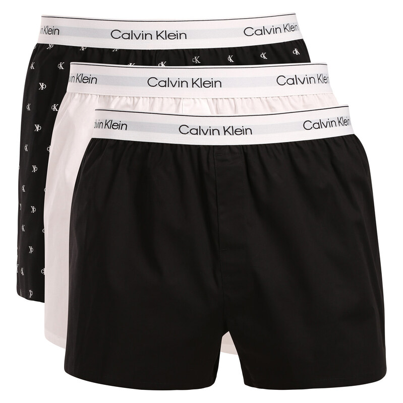 3PACK pánské trenky Calvin Klein vícebarevné (NB4267-3TH) 115185572