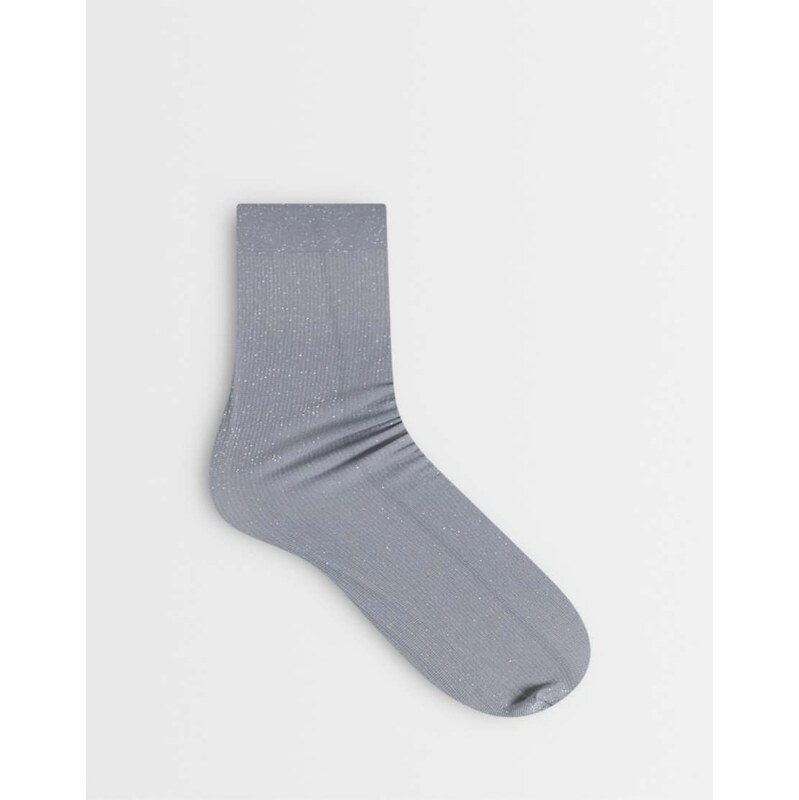 Sui Ava glitter socks in grey 115184286