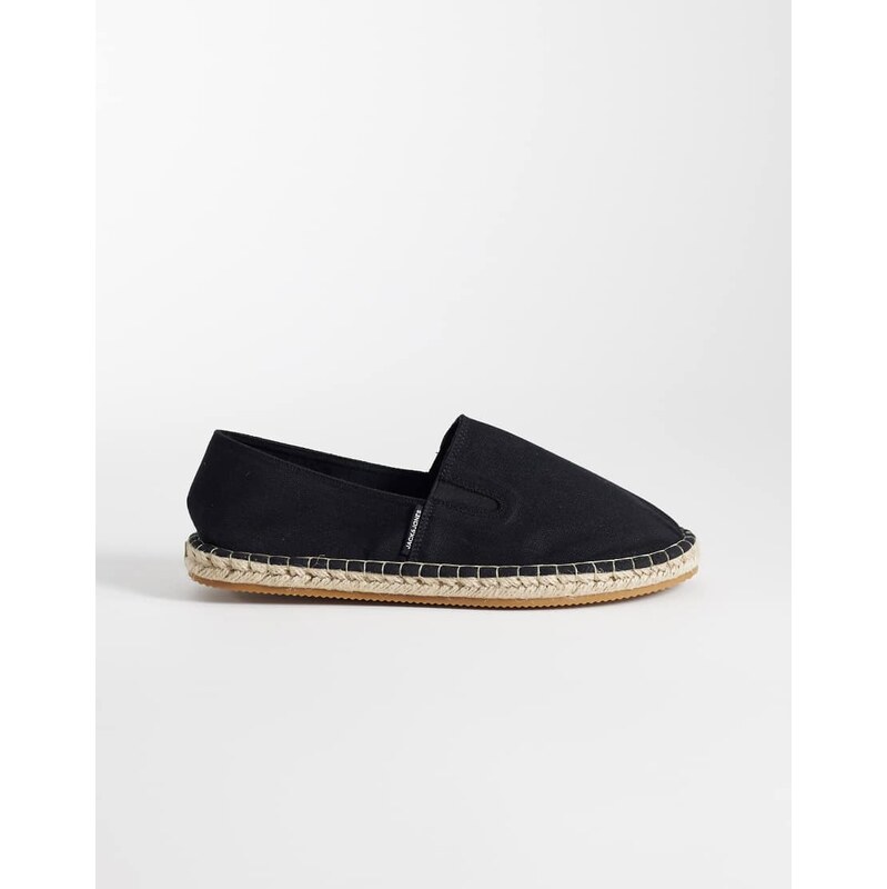 Jack & Jones espadrille sandals in black