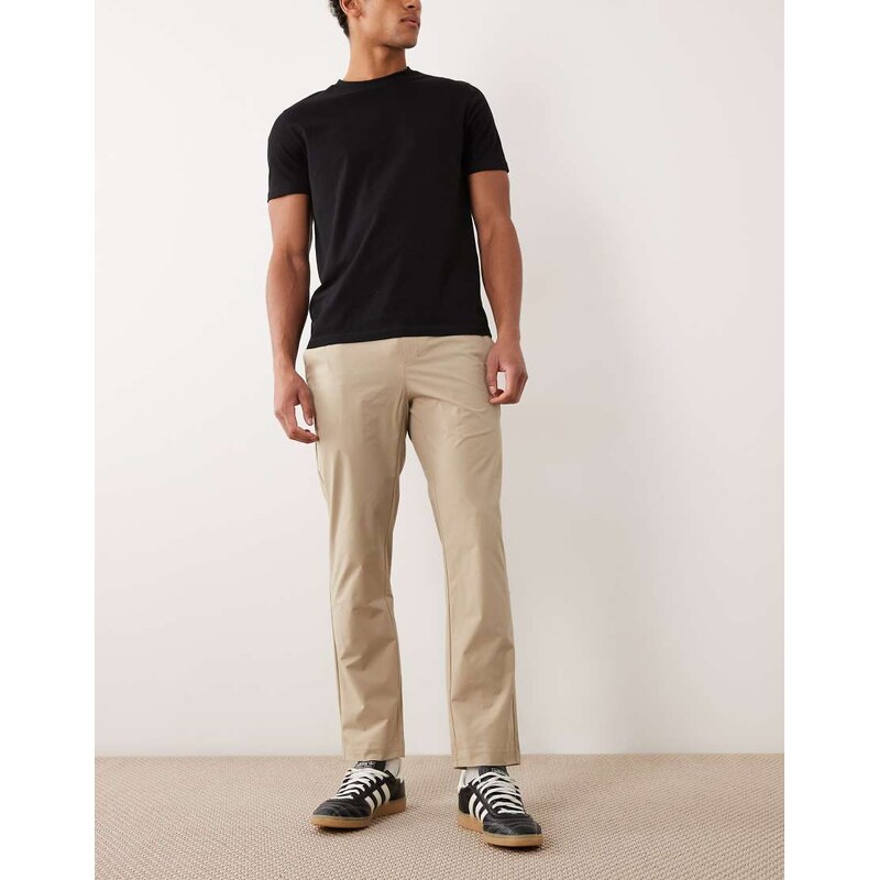 Mango perfomance trousers in beige-Neutral