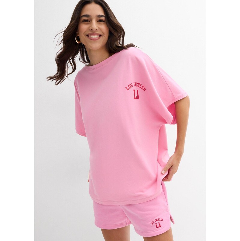bonprix Oversize tričko růžová Žena