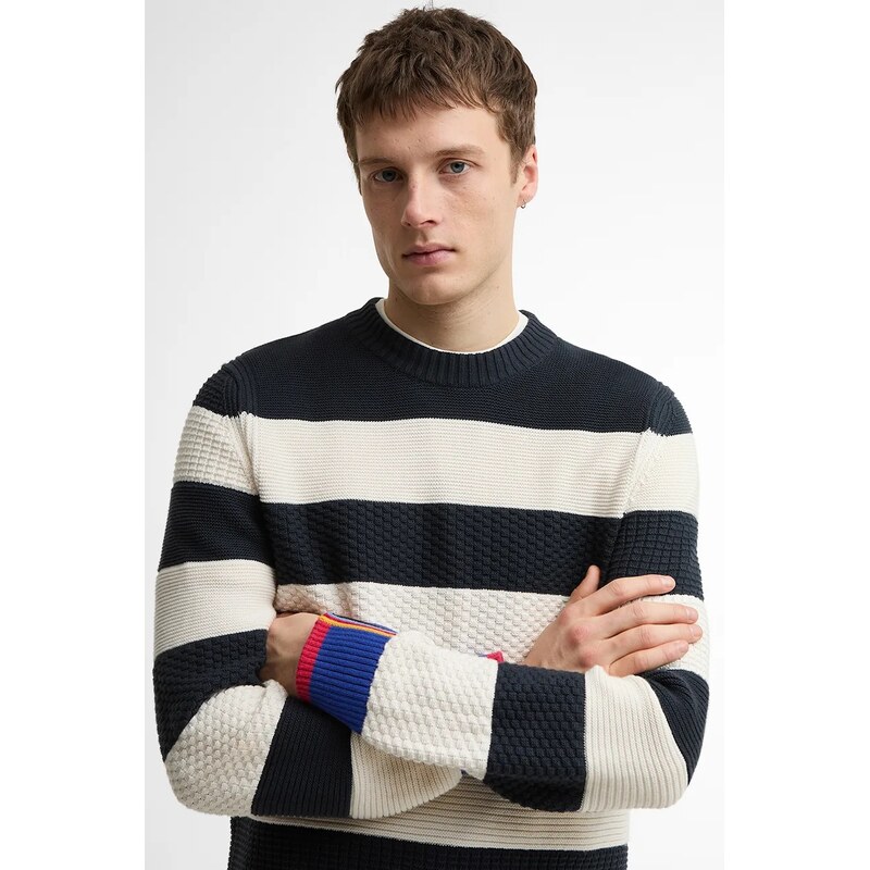 Barbour x Paul Smith svetr bavlněný pánský