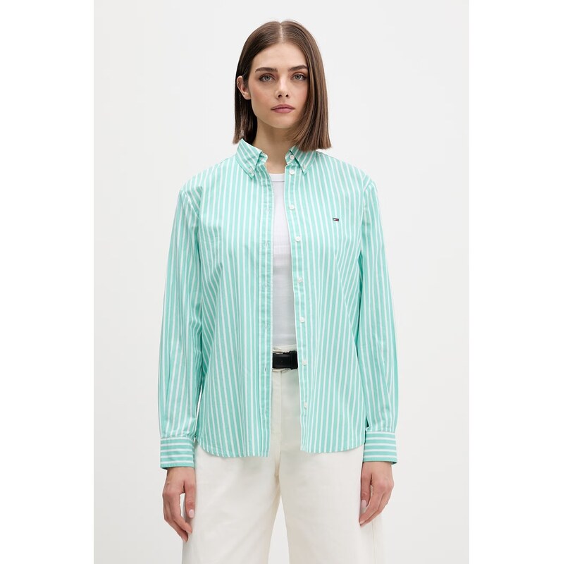 Tommy Jeans košile dámská bavlněná