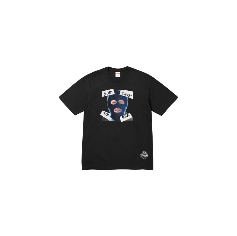 Supreme God Save Us Tee Black