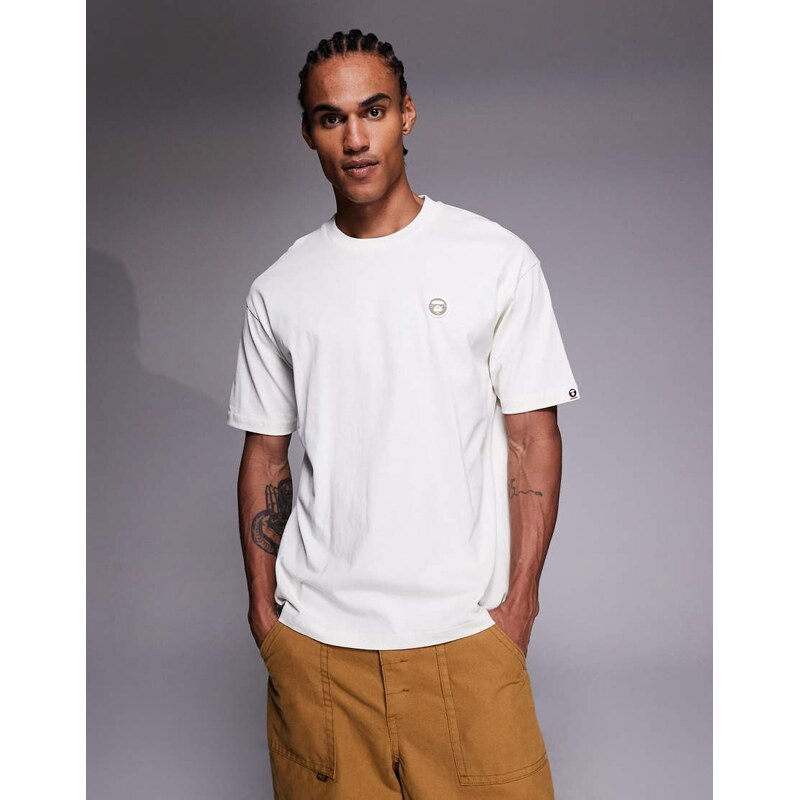 Aape by A Bathing Ape aape now t-shirt in off white 115188504