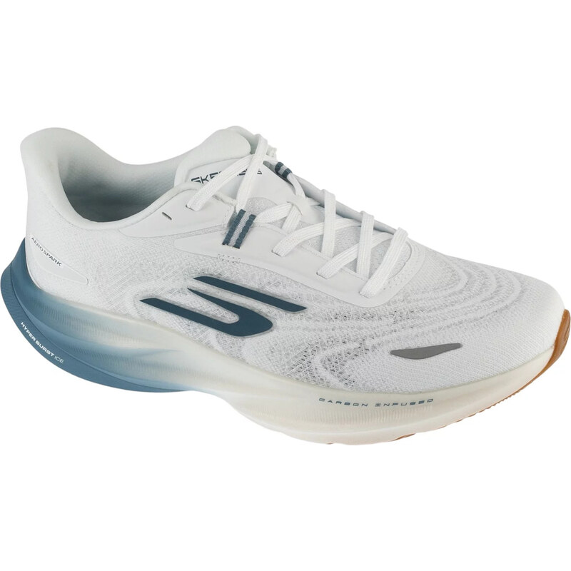 Pánské běžecké tenisky Skechers SKX Aero Spark bílo-modré Modrá