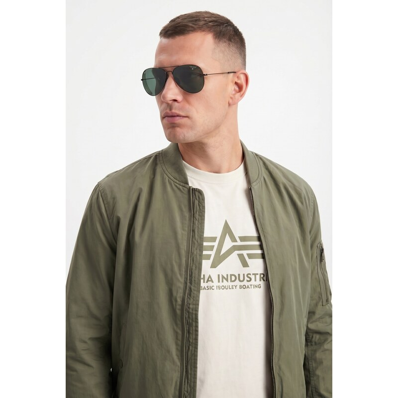 Sluneční brýle Top Gun black / zelená skla