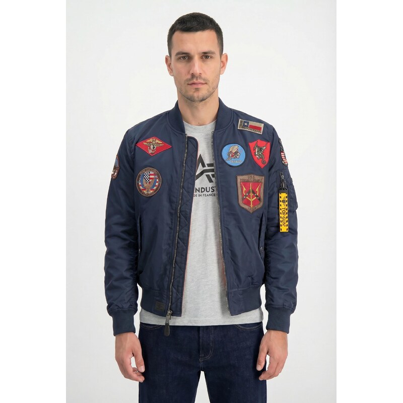 bunda TOP GUN MA-1 Pilot Bomber LW námořní modrá