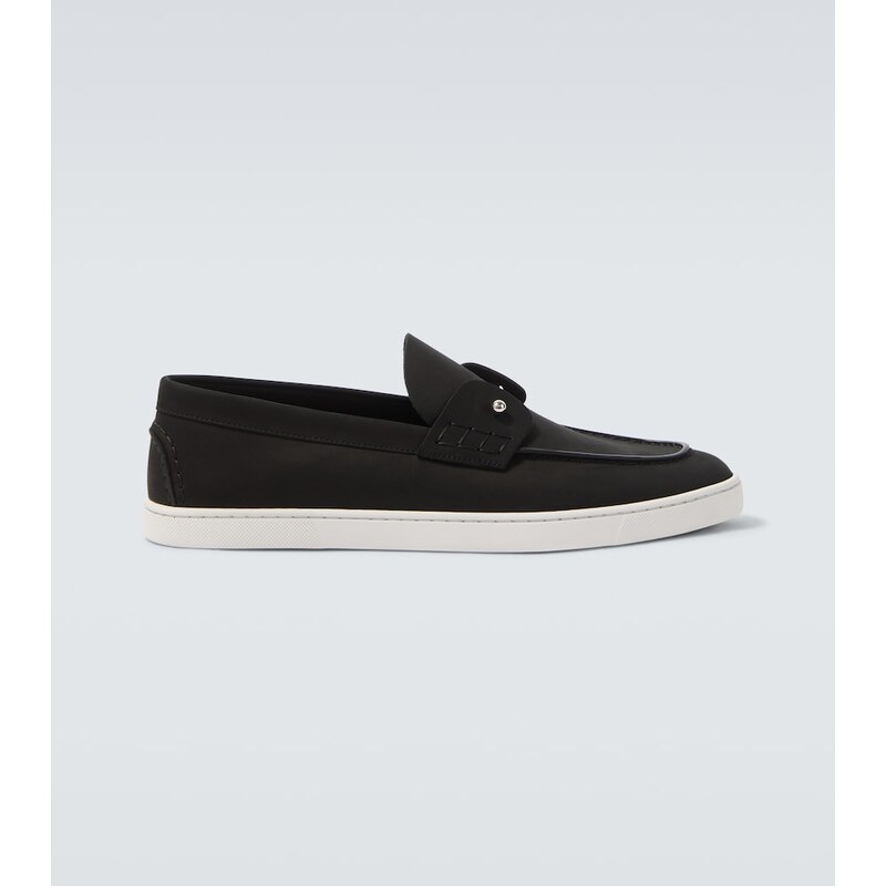 Christian Louboutin Chambeliboat leather slip-on shoes