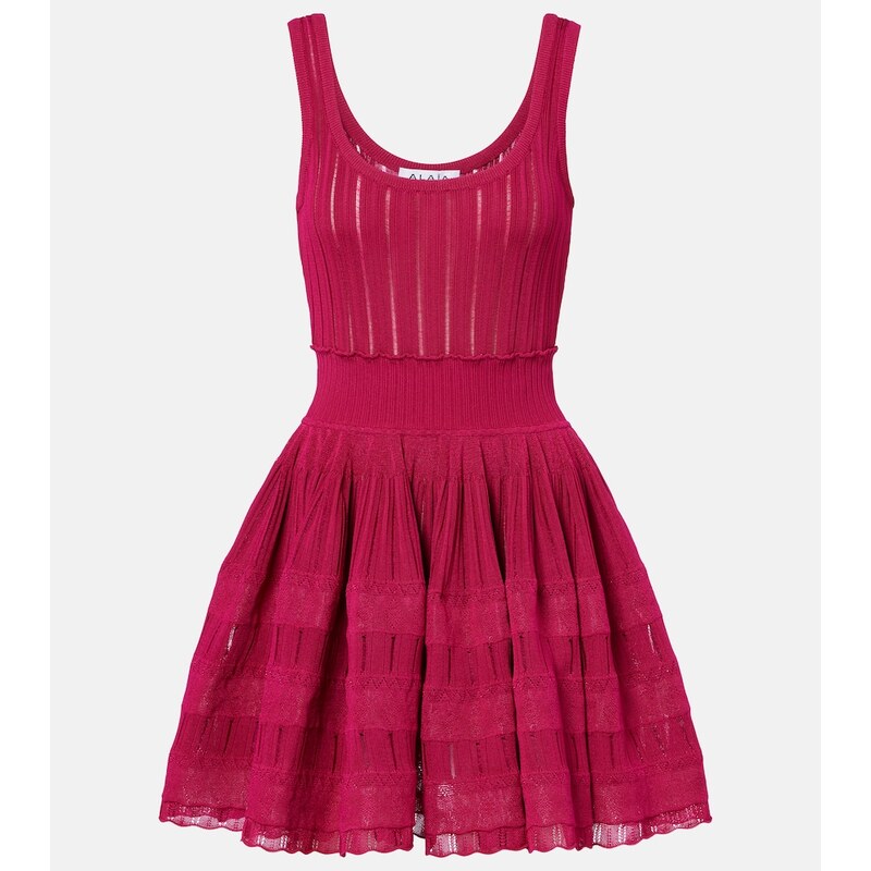 Alaia AlaÃ¯a Knitted minidress