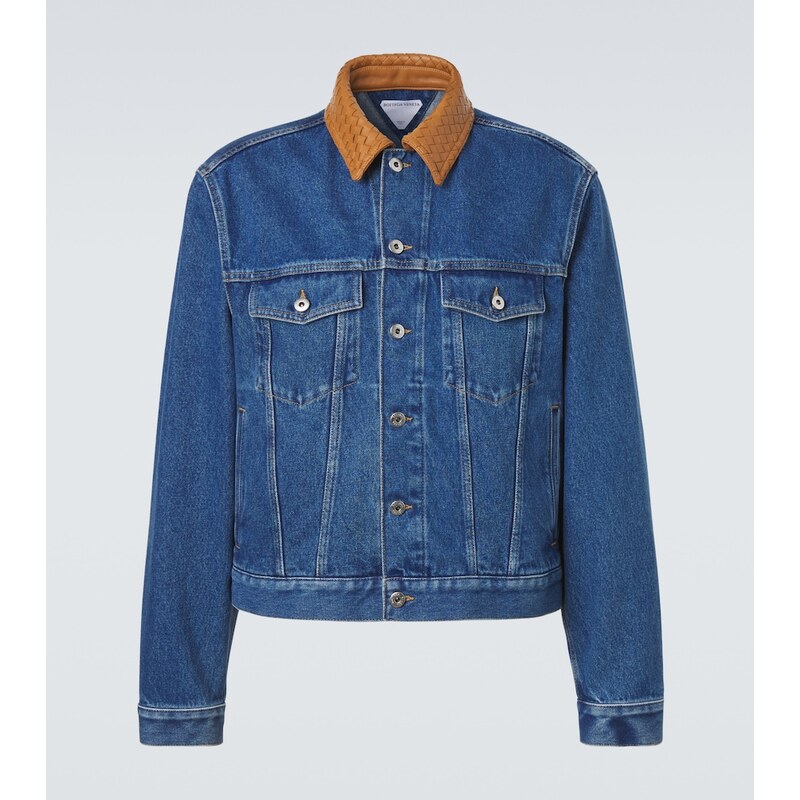 Bottega Veneta Intrecciato denim jacket