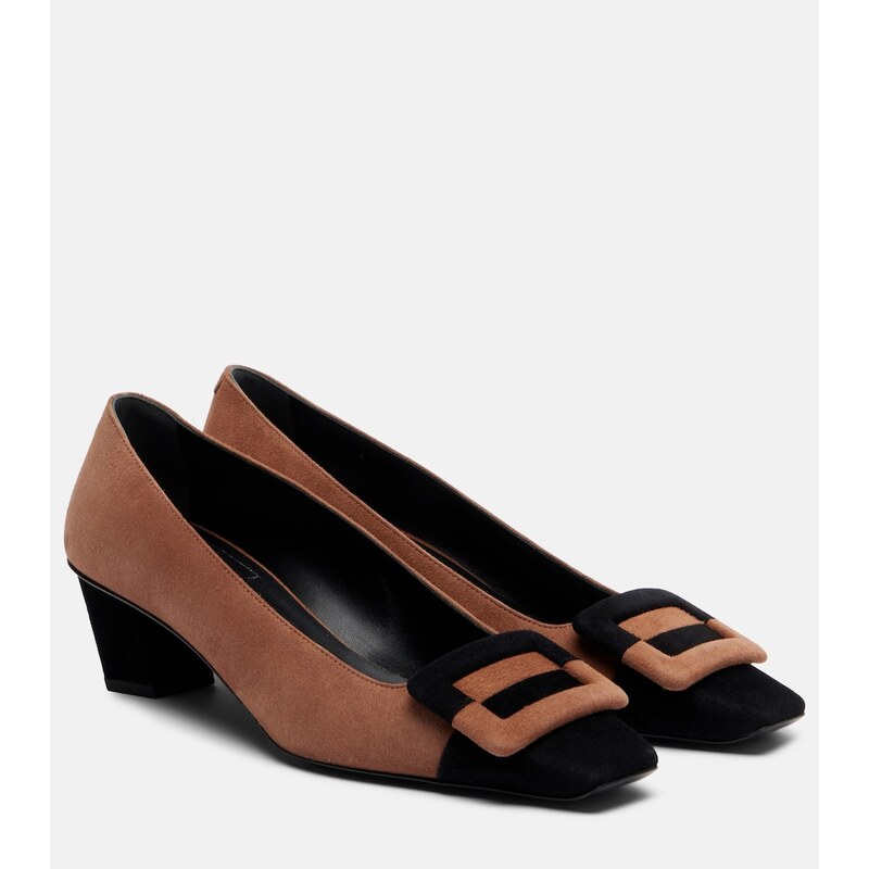 Roger Vivier Belle Vivier suede pumps