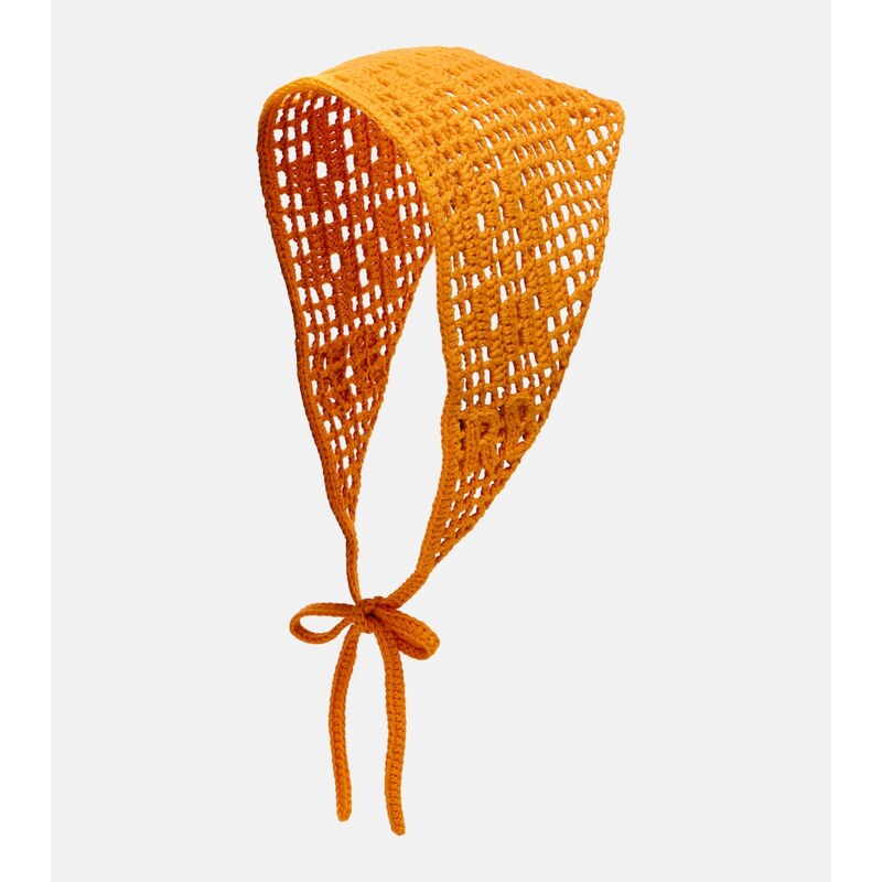 Ruslan Baginskiy Crochet cotton scarf