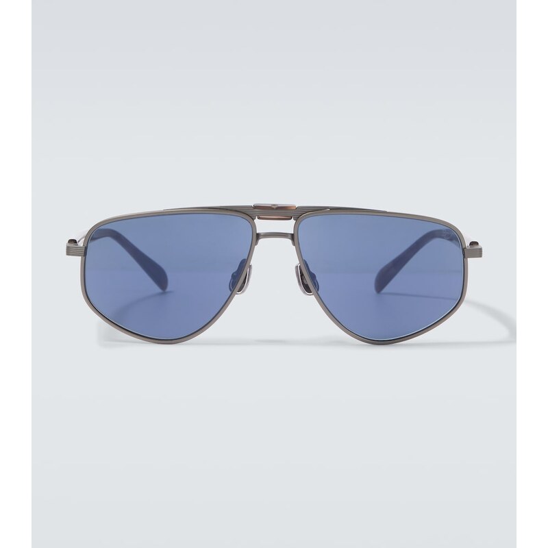 Brunello Cucinelli Aviator sluneční brýle v šedé barvě