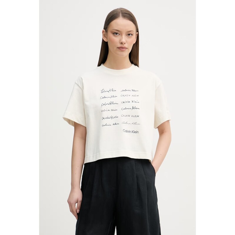 Calvin Klein Jeans tričko dámské bavlněné