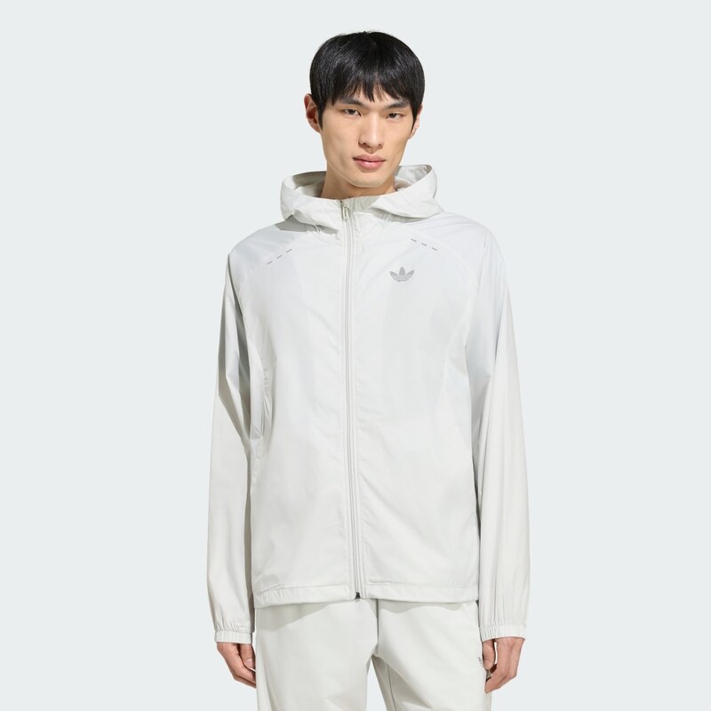 Adidas SPORTOVNÍ TOP TECH TREFOIL ESSENTIALS HOODED FULL ZIP