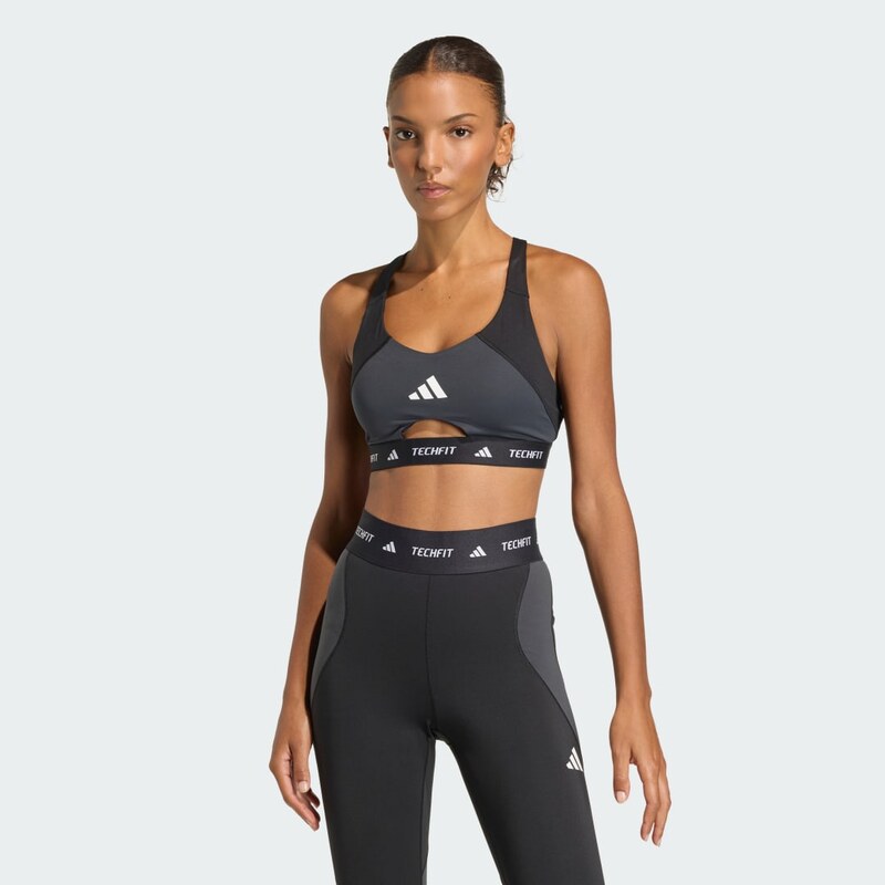 Adidas Podprsenka TECHFIT Workout Color Block se střední oporou 115619280