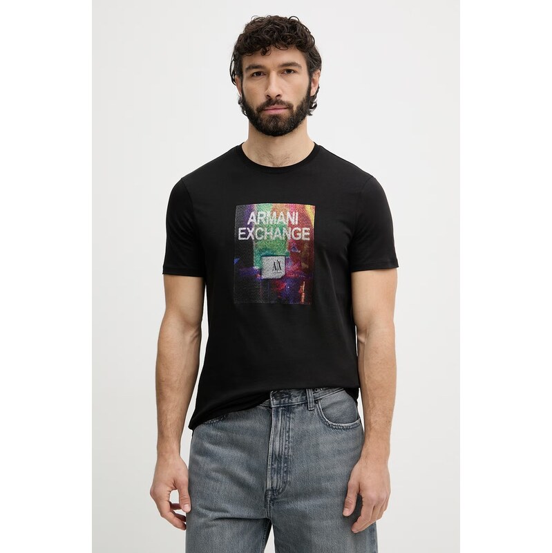 Armani Exchange tričko pánské bavlněné