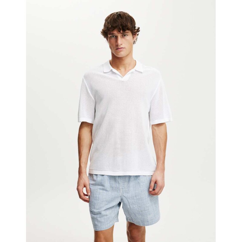 Cotton On easy short in blue stripe