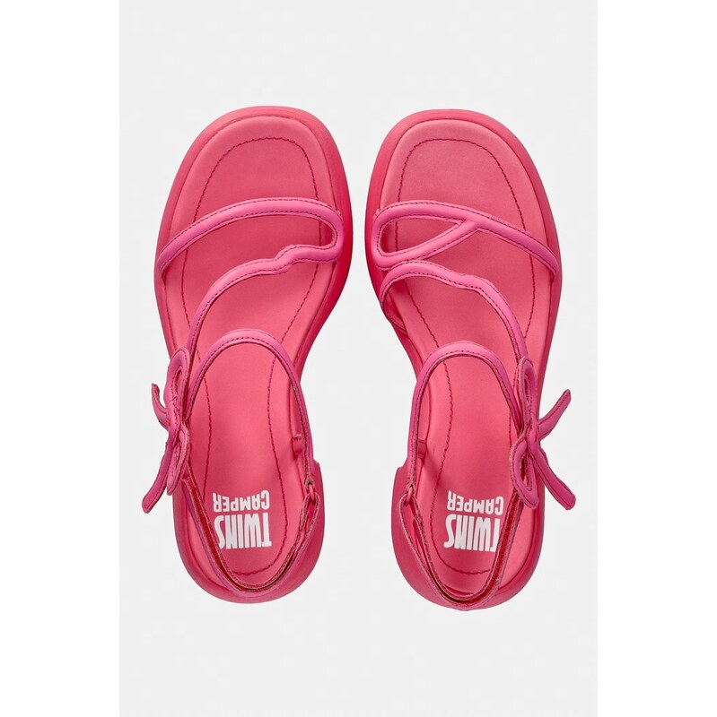 Camper sandály na sloupku kožené TWS 115248734