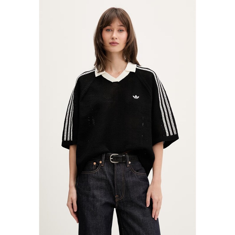 adidas Originals svetrové polo dámské prolamované Crochet 115248755