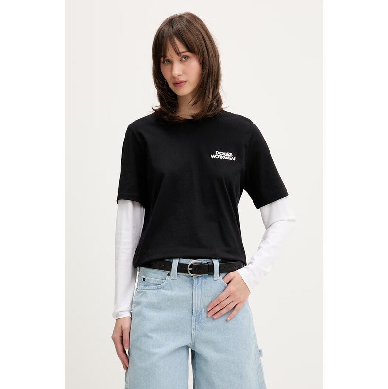 Dickies tričko s dlouhým rukávem dámské bavlněné 115361382