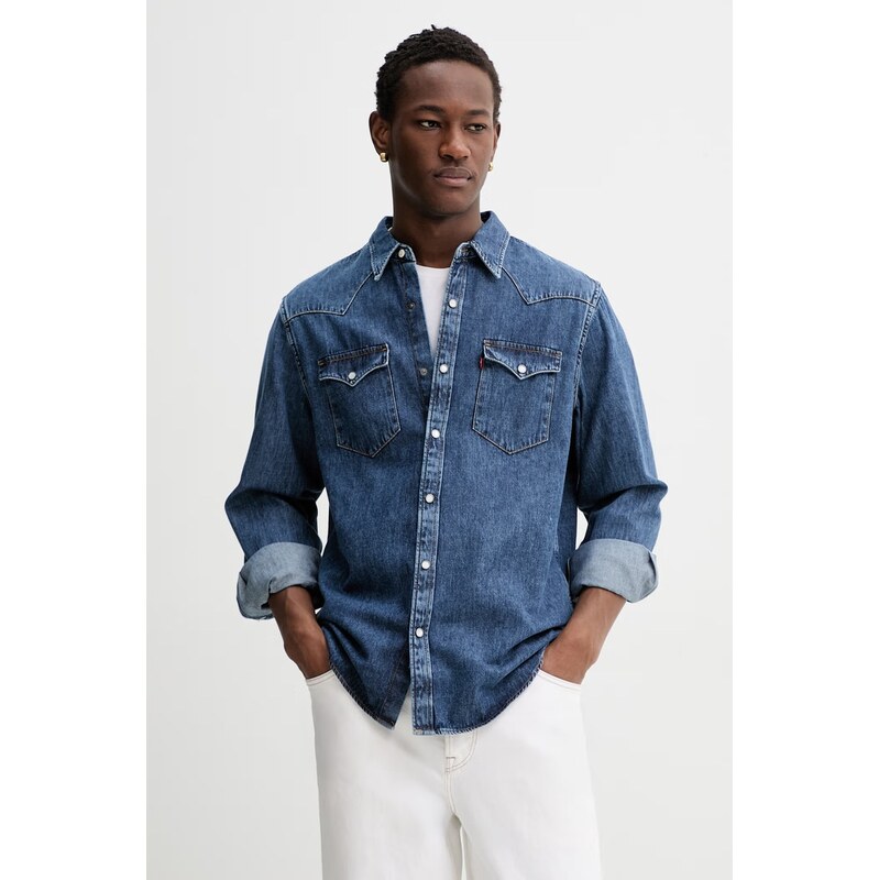Levis košile pánská džínová BARSTOW WESTERN STANDARD