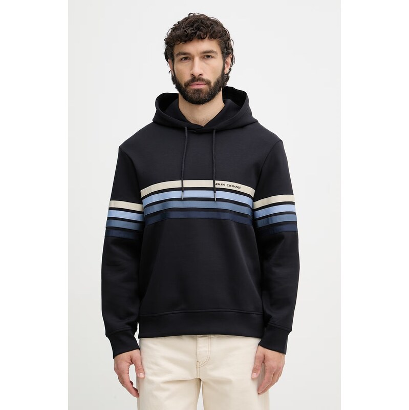 Armani Exchange mikina s kapucí pánská