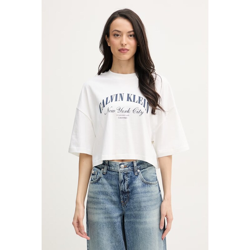 Calvin Klein Jeans tričko dámské bavlněné