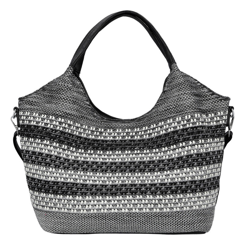 Turbo bags Elegantní dámská kabelka do ruky Carlita, černá