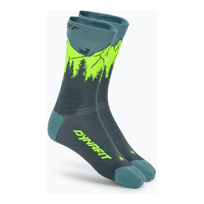 Ponožky DYNAFIT Traverse Crew cinder ultra yellow/5a30