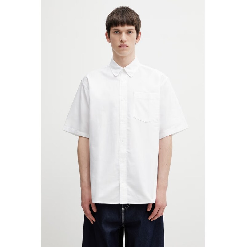 Carhartt WIP S/S Braxton Shirt košile bavlněná pánská