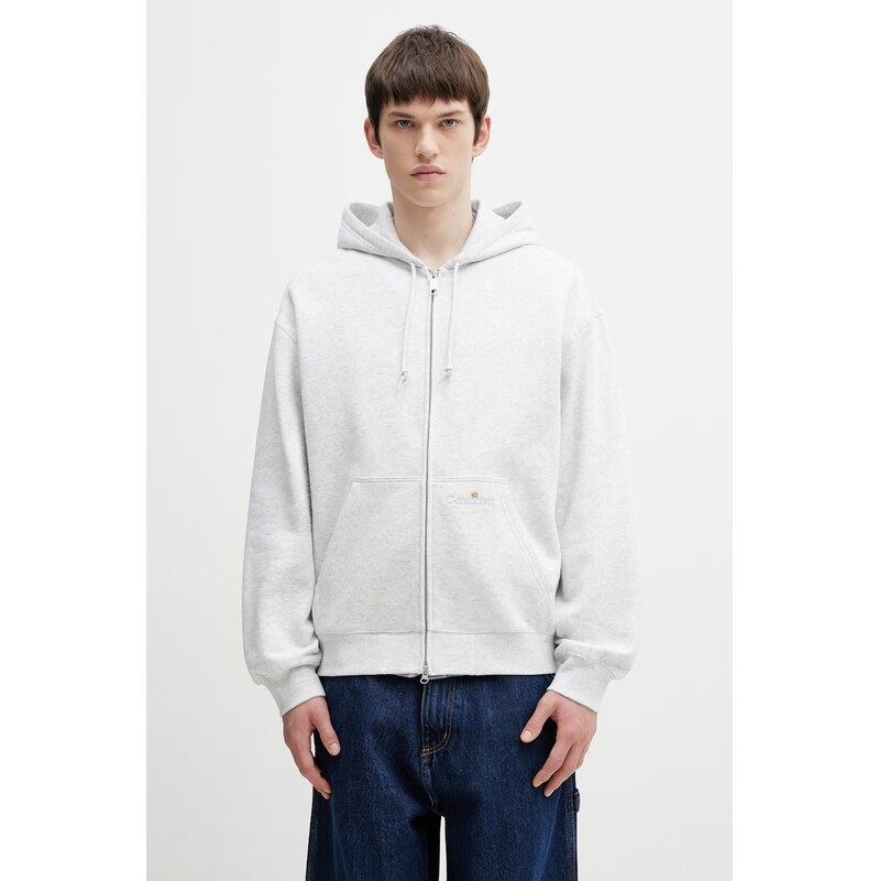 Carhartt WIP Hooded WIP Label Sweat Jacket rozepínací mikina bavlněná pánská