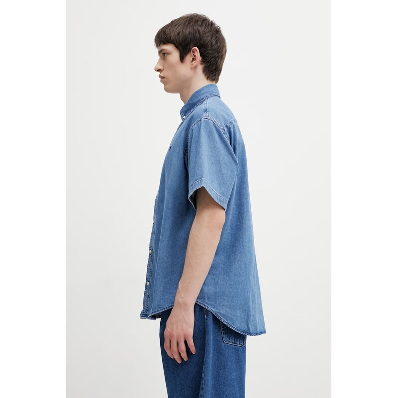 Carhartt WIP S/S Lucas Shirt košile džínová pánská