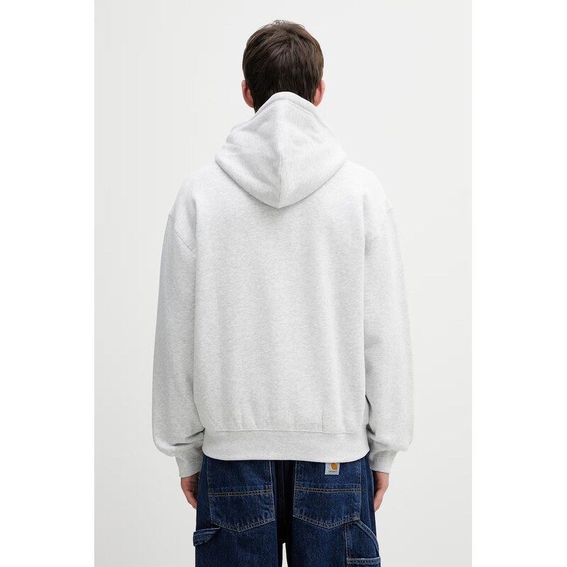 Carhartt WIP Hooded WIP Label Sweat Jacket rozepínací mikina bavlněná pánská